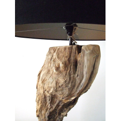 Lampa stojąca podłogowa z Kawałka drewna tekowego 180cm